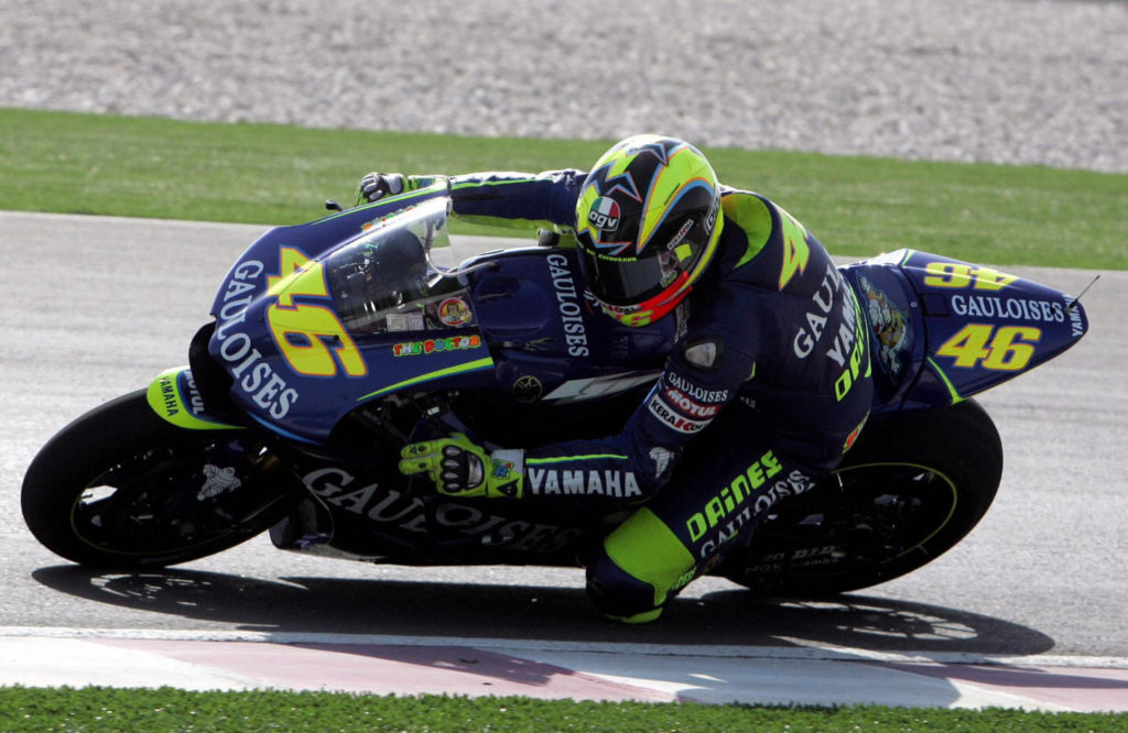 MotoGP rider Valentino Rossi of Italy pr