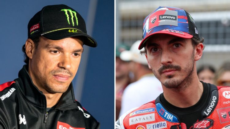 Split of Francesco Bagnaia and Franco Morbidelli.