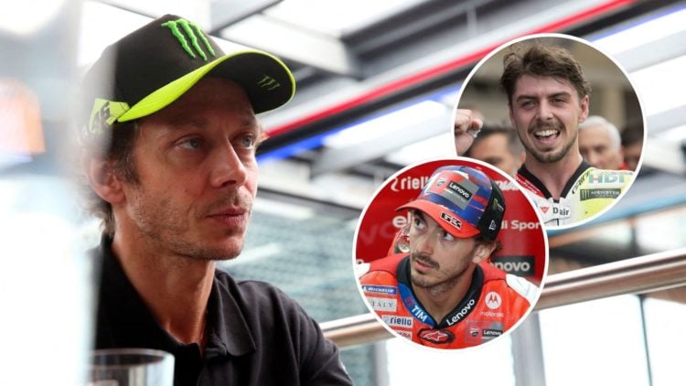 Italian driver Valentino Rossi addresses an interview before the FIA World Endurance Championship 2024 6 hour race of Spa-Francorchamps in Francorc...