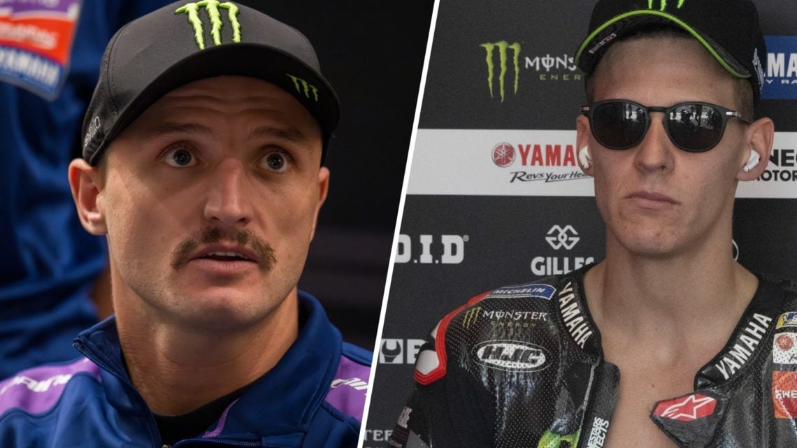 Pramac rider Jack Miller speaks to the media and Yamaha rider Fabio Quartararo prepares for the Qatar Grand Prix