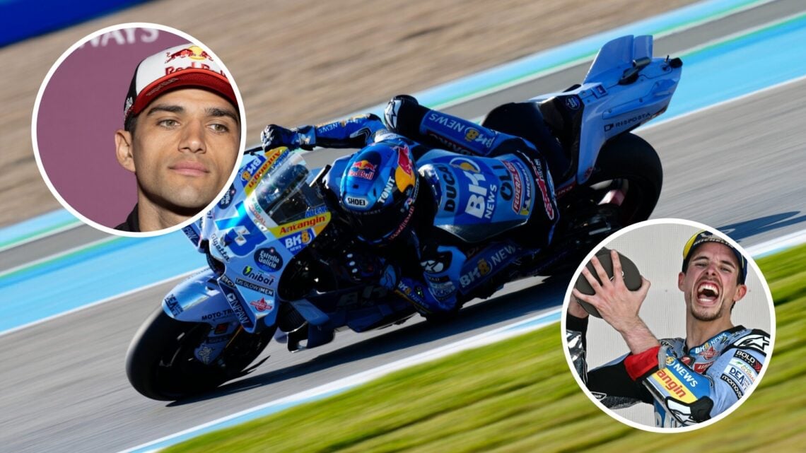 Alex Marquez rides his bike at the 2025 Spanish Grand Prix