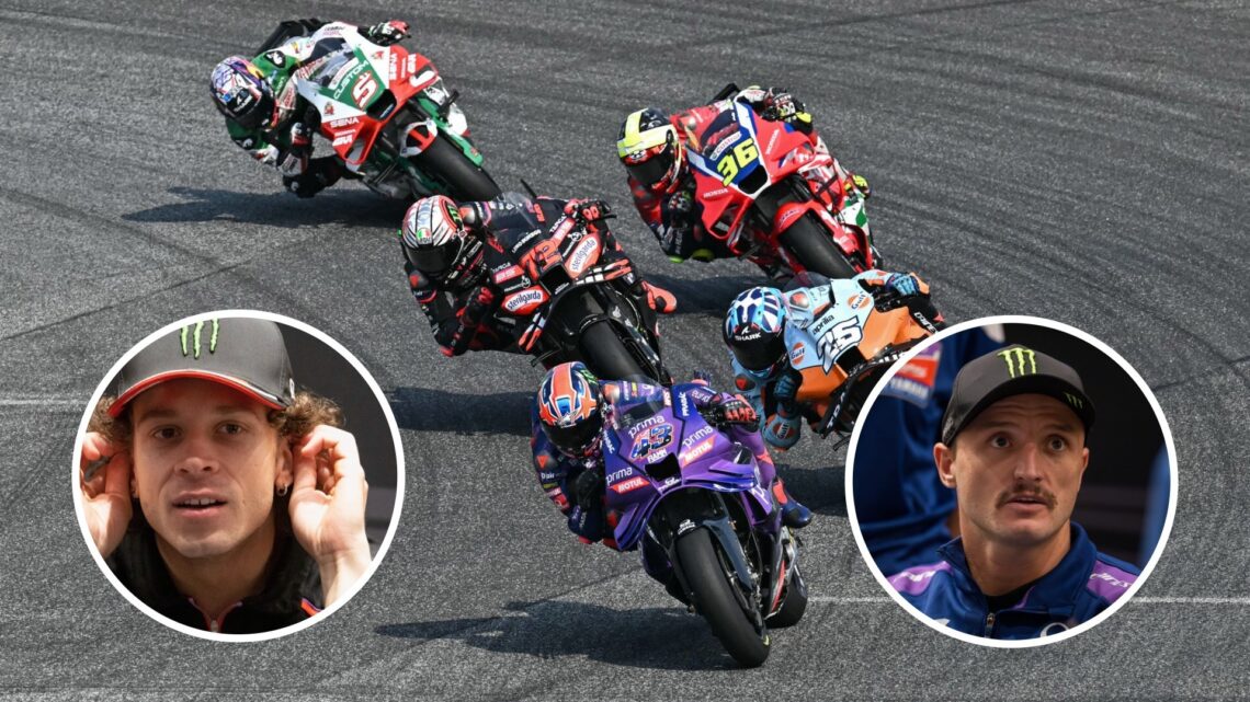 Jack Miller and Marco Bezzecchi during the 2025 MotoGP season