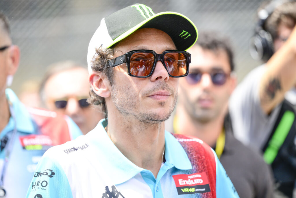 Valentino Rossi of VR46 Racing at the 2025 Italian Grand Prix