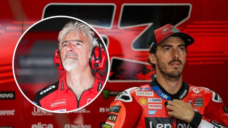Luigi Dall'igna and Francesco Bagnaia of Ducati at the 2025 Hungarian Grand Prix