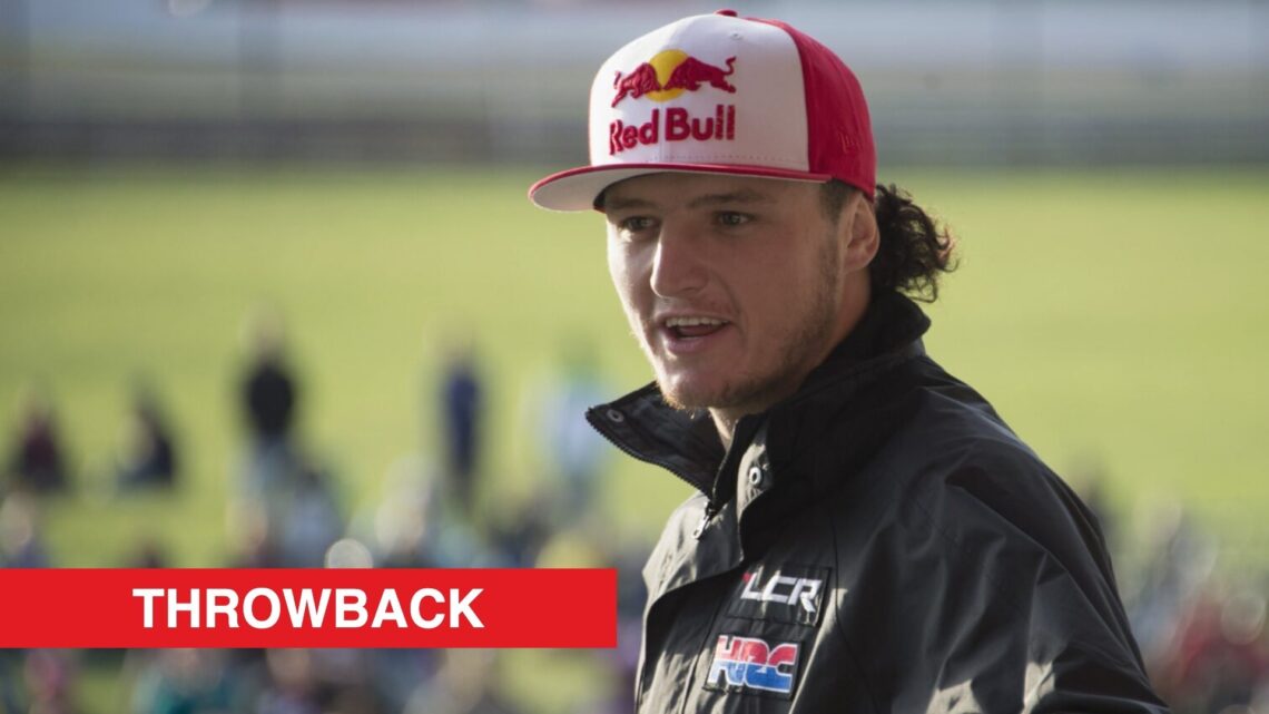 LCR Honda rookie rider Jack Miller at the 2015 MotoGP British Grand Prix at Silverstone