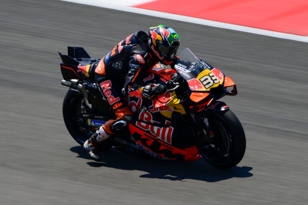 Brad Binder of KTM at the 2025 Indonesian Grand Prix