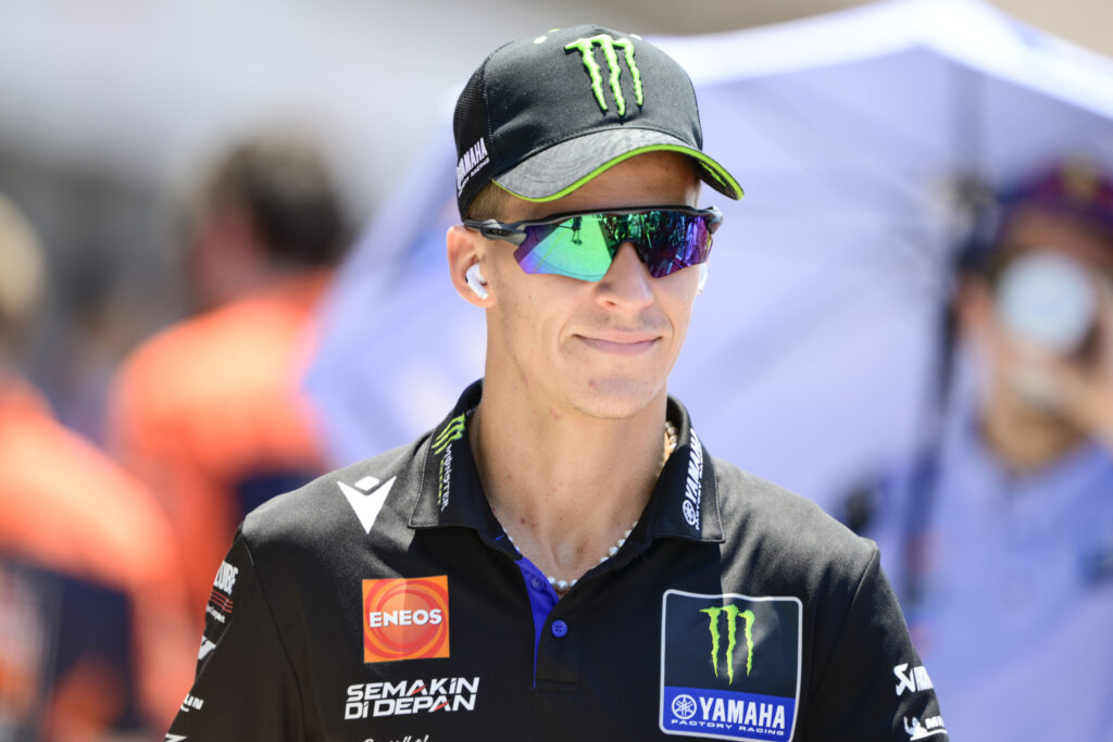Fabio Quartararo of Yamaha at the 2025 Indonesian Grand Prix