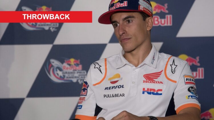 Marc Marquez of Honda at the 2021 Americas Grand Prix