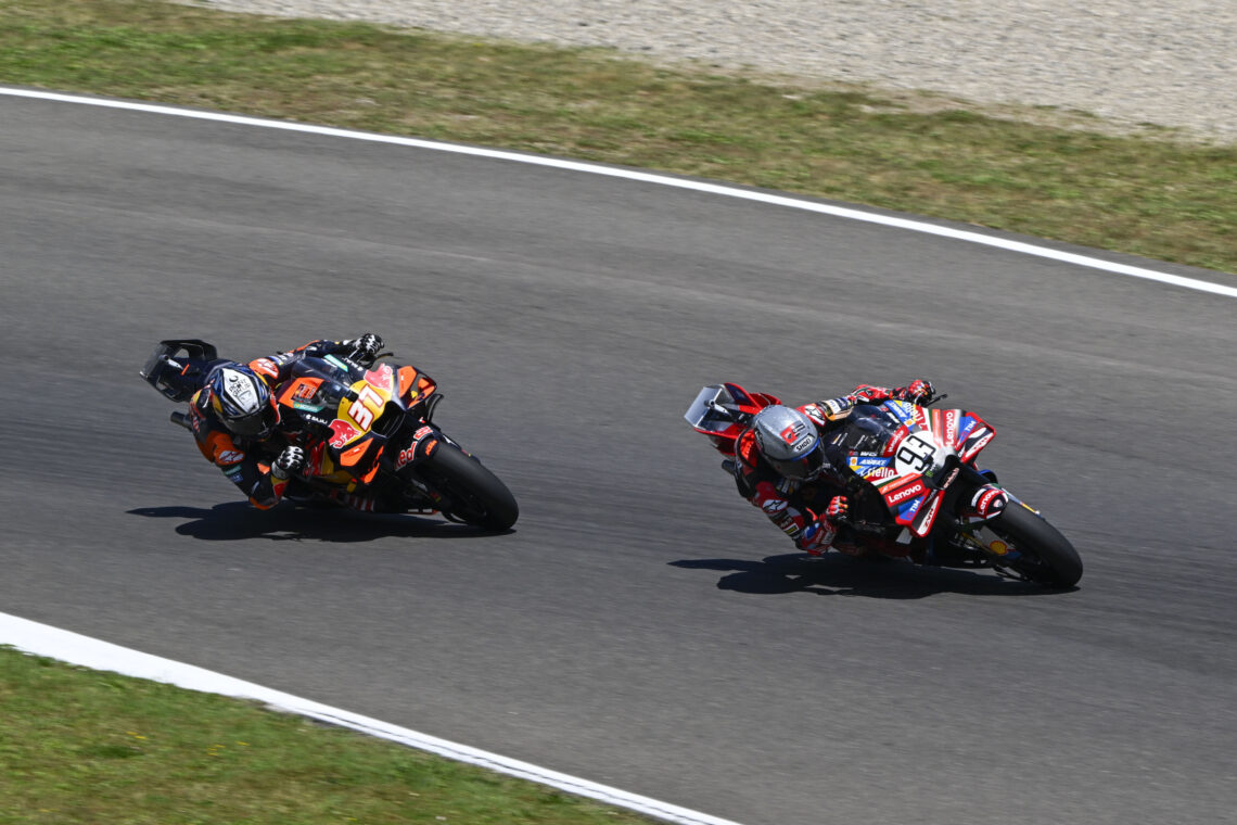93 during the MotoGP of Italy at Mugello Circuit on May 31, 2026 in Scarperia, Italy. (Photo by Gold & Goose Photography/Getty Images