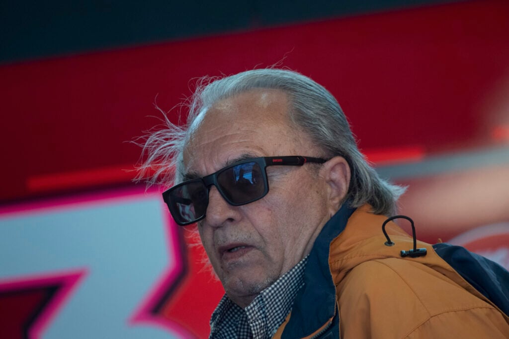 Carlo Pernat watched the Jerez MotoGP test session.