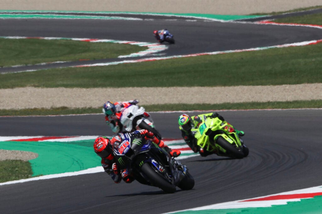 Yamaha's Fabio Quattararo on track at the 2026 MotoGP Italian Grand Prix