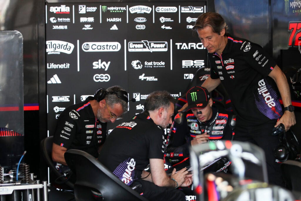 Aprilia CEO Massimo Rivola has tested Marco Bezecchi after the Czech sprint crash.