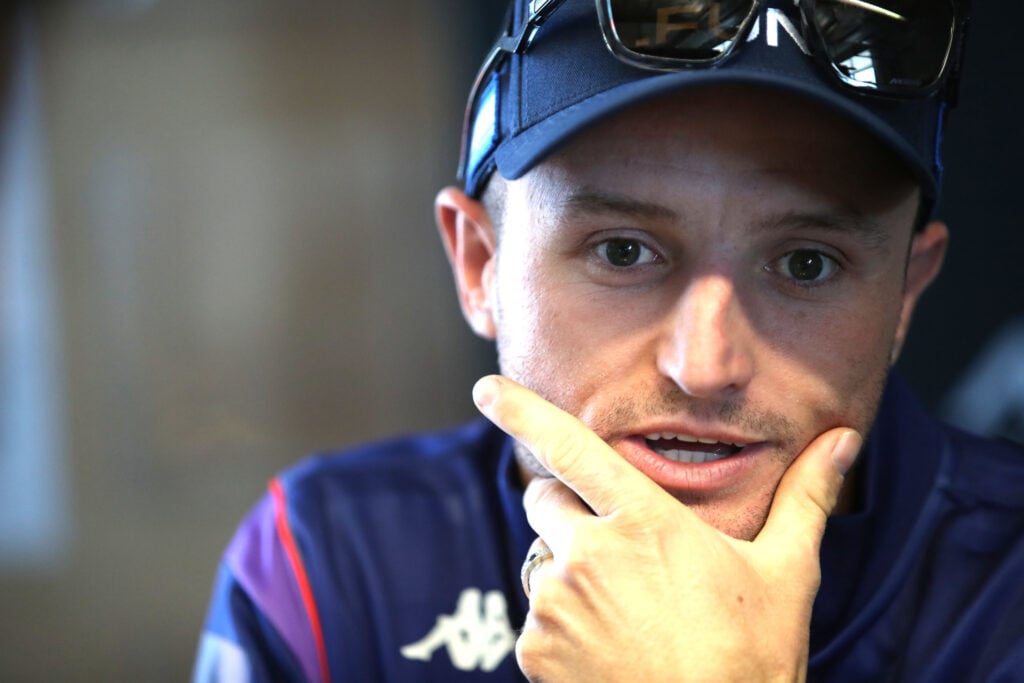 Jack Miller of Pramac speaks to the media at the 2026 MotoGP German Grand Prix