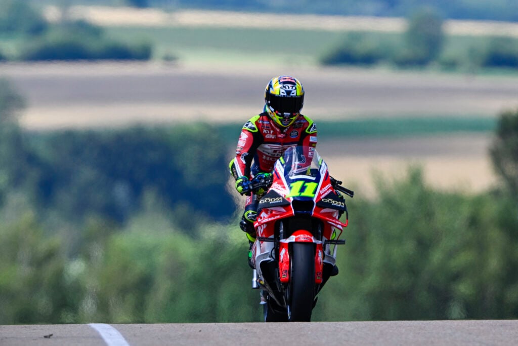 LCR Honda rider Diogo Moreira at the 2026 German Grand Prix